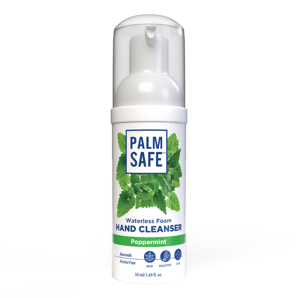 Palm Safe Ayurvedic Foam Based Alcoholfree Cleanser 50 Ml Jeevee
