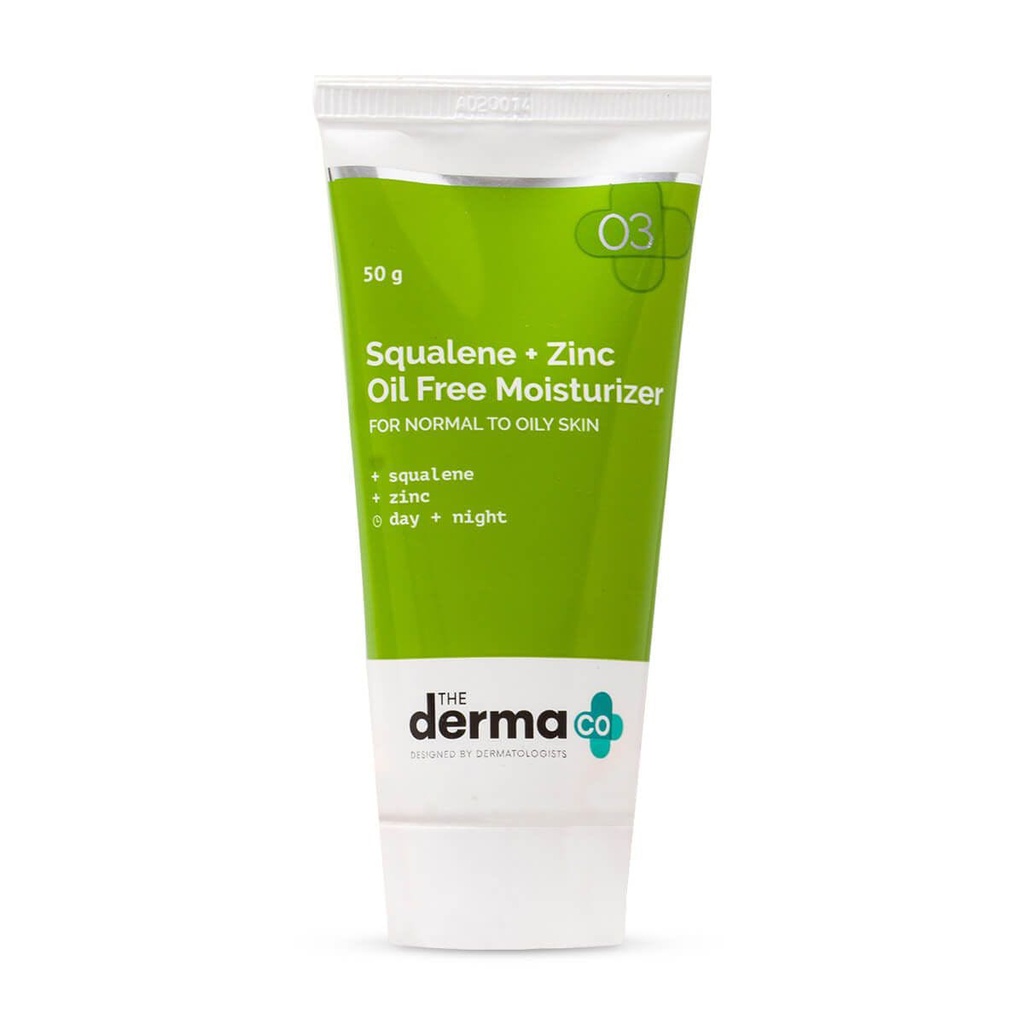 The Derma Co Squalene + Zinc Oil Free Moisturizer, 50gm Jeevee