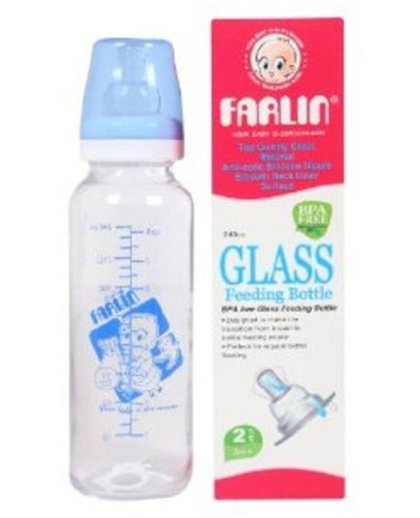Farlin Feeding Bottle Glass-120ml [top-808g] | Jeevee