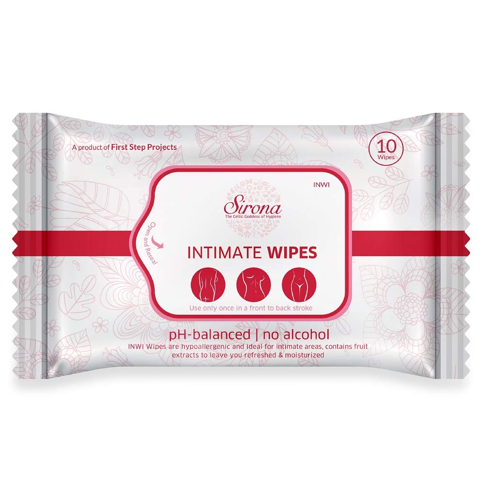 Sirona Intimate Wet Wipes (10 Wipes Each) Jeevee