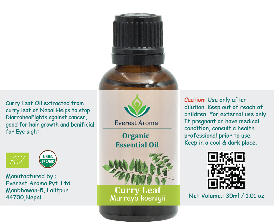 Everest Aroma Curry Leaf Essential Oil Jeevee