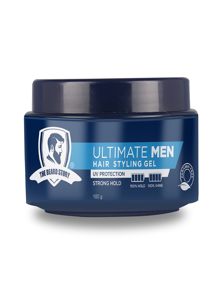 The Beard Story Hair Styling Gel For Strong Hold, Uv Protection ,100