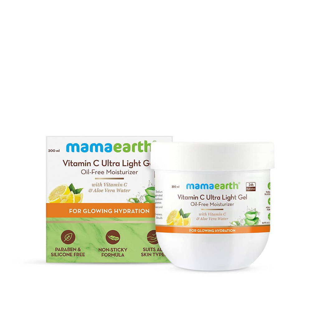 Mamaearth Vitamin C Ultra Light Gel, Oilfree Moisturizer Jeevee