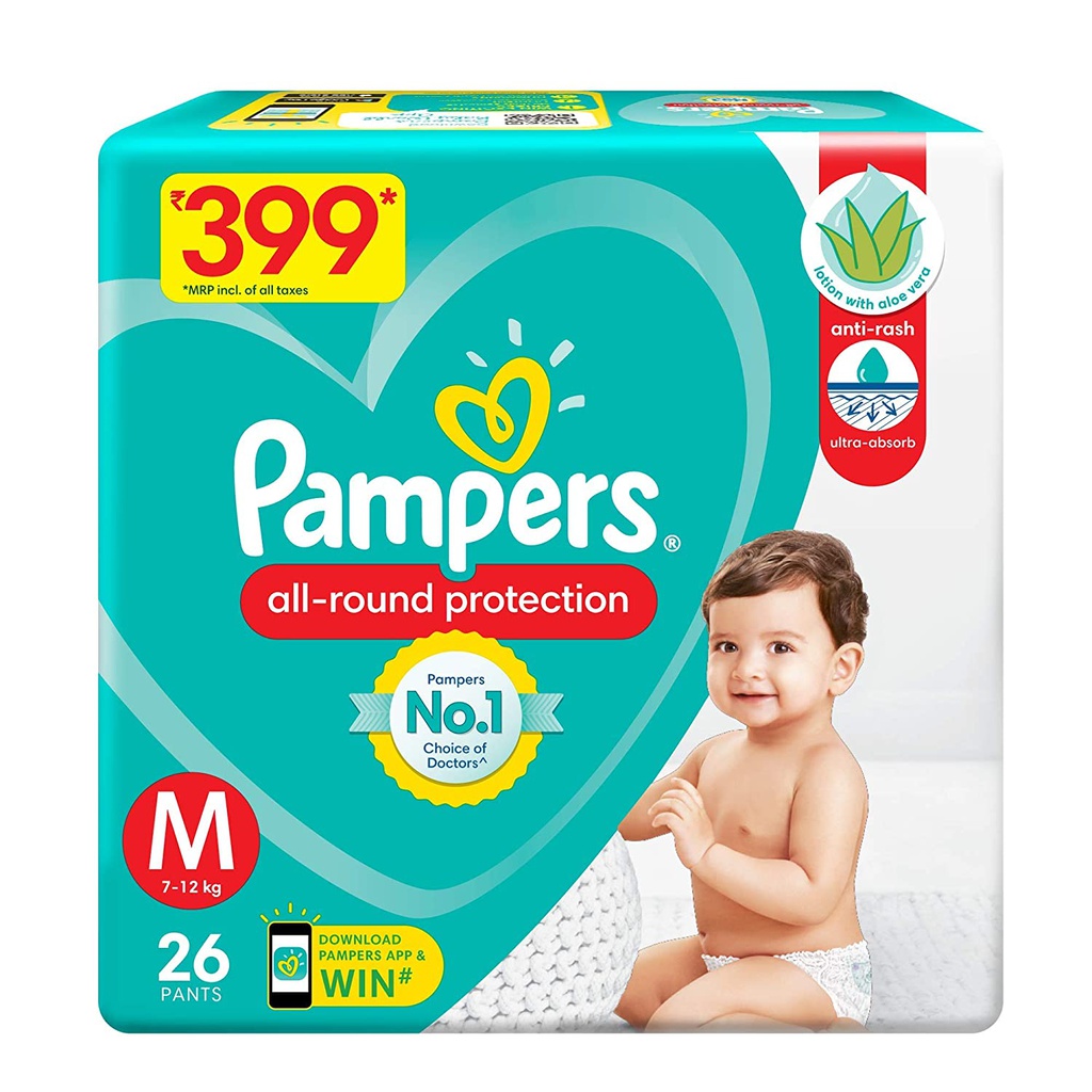 Pampers Diaper M26 (712kg) Jeevee