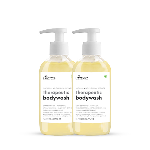 Sirona Natural Anti Fungal Therapeutic Body Wash With 5 Magical Herbs 200 Ml (pack Of 2