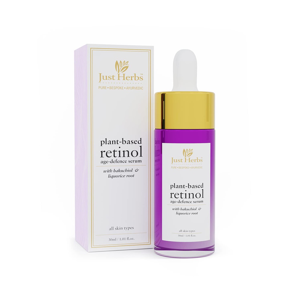 Just Herbs Plant Based Retinol Agedefence Serum Jeevee