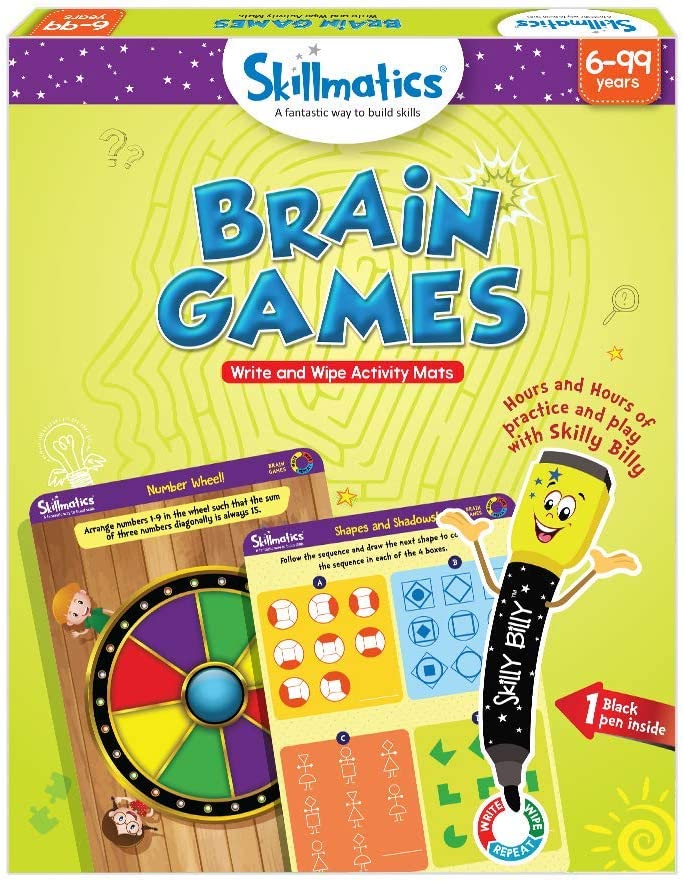 Skillmatics Educational Game Brain Teasers Gifts, Travel Toy