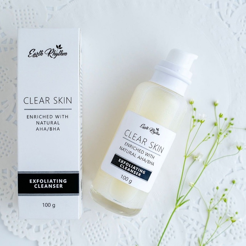 Earth Rhythm Exfoliating Face Cleanser With Ahas & Bhas, 100gm Jeevee