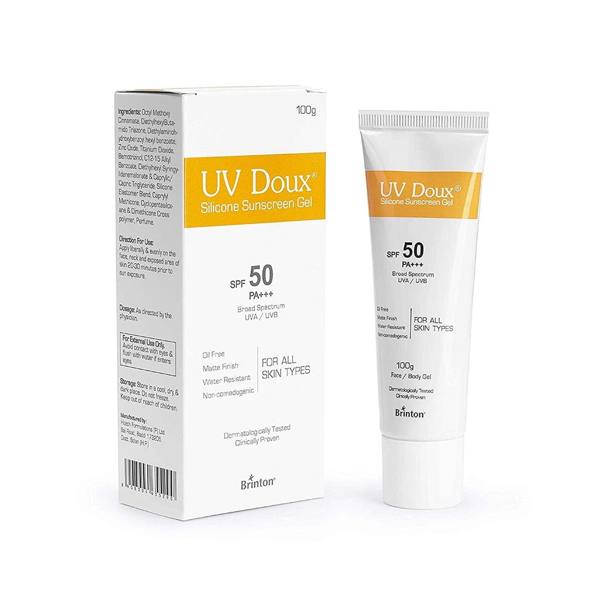 Buy Uv Doux Sunscreen Gel, Spf 50+ 100gm At Best Available Price | Jeevee