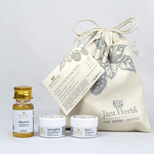 Just Herbs Ayurvedic Glow Boosting Trial Kit Jeevee