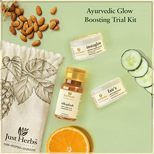 Just Herbs Ayurvedic Glow Boosting Trial Kit Jeevee