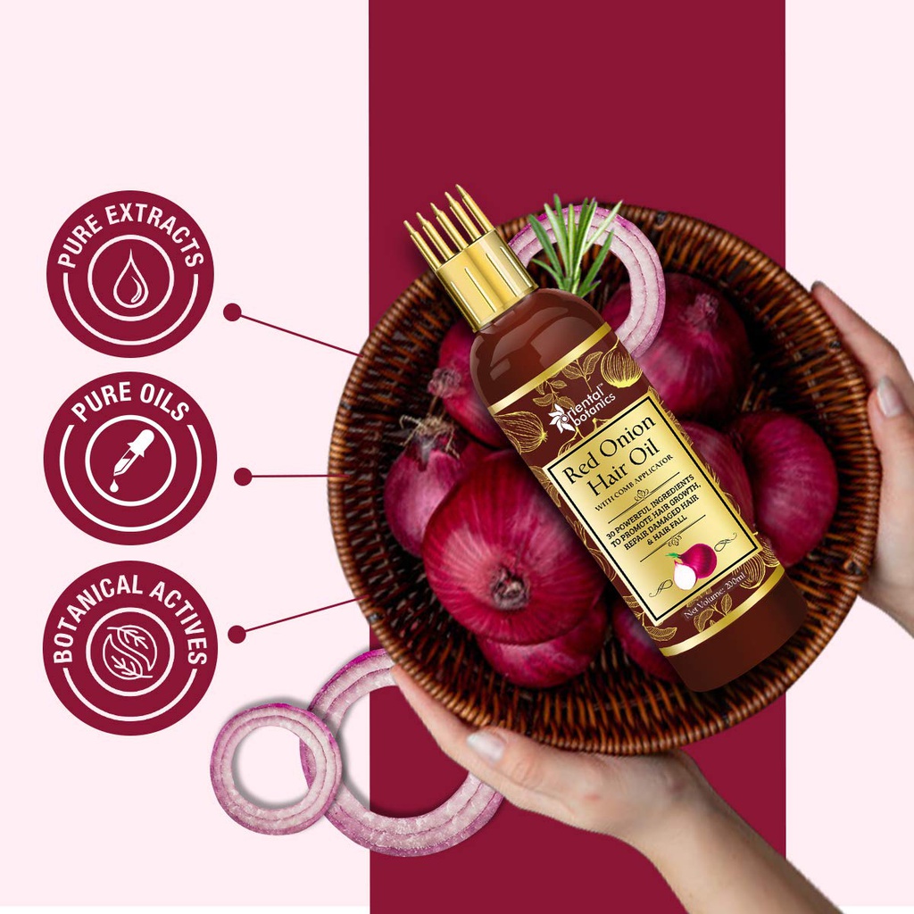 St.botanica Oriental Botanics Red Onion Hair Oil 100 Ml Jeevee