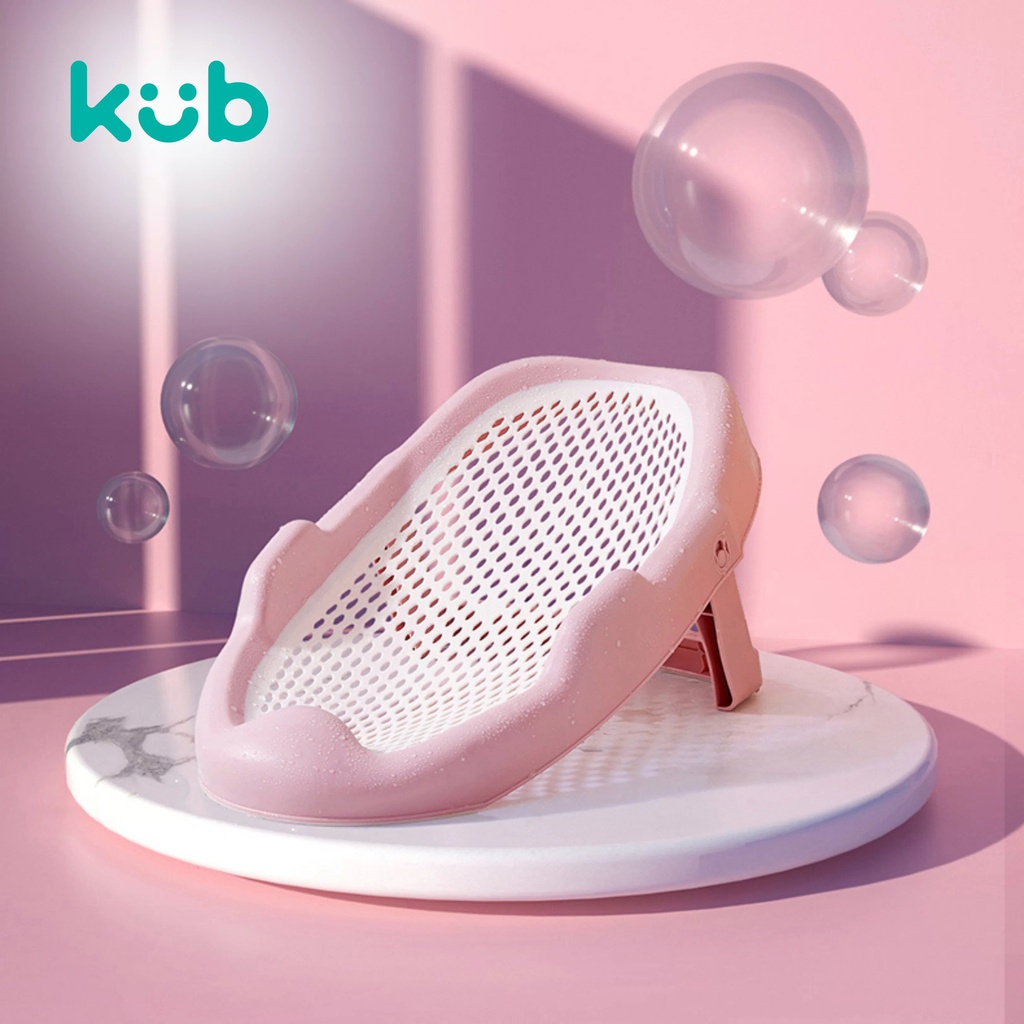 Kub Foldable Bath Rack (pink) Jeevee