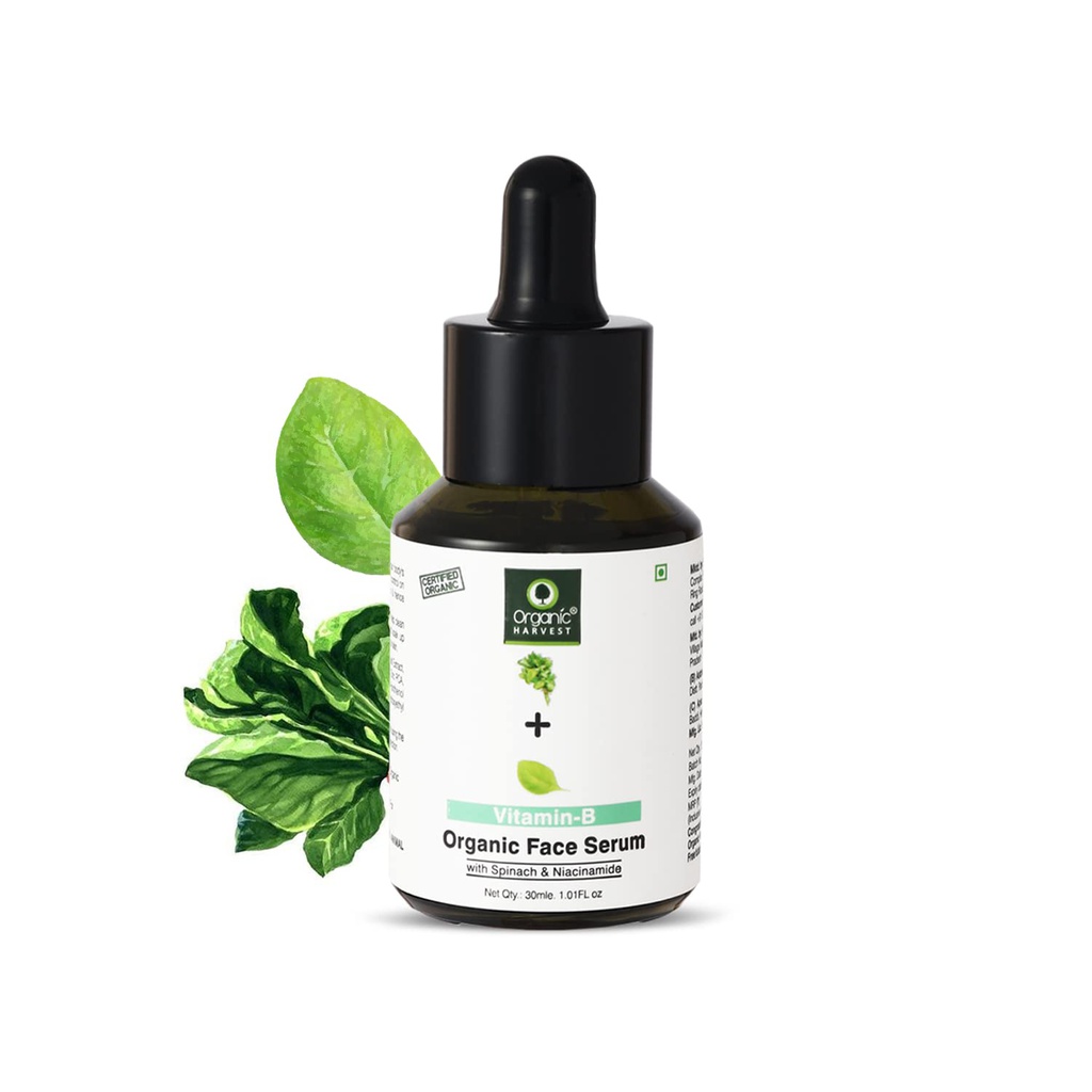 Organic Harvest Vitamin B Face Serum, 30ml Jeevee