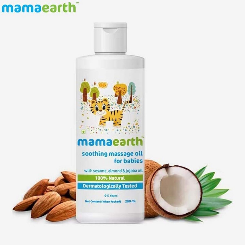 Mamaearth Soothing Massage Oil, 200ml Jeevee