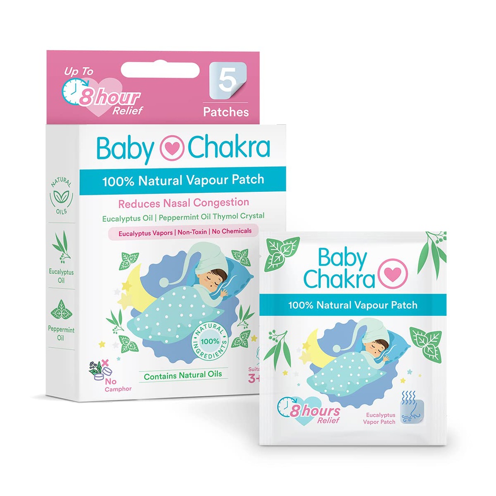 Baby Chakra 100 Natural Vapour Patch (pk Of 5) (copy) Jeevee