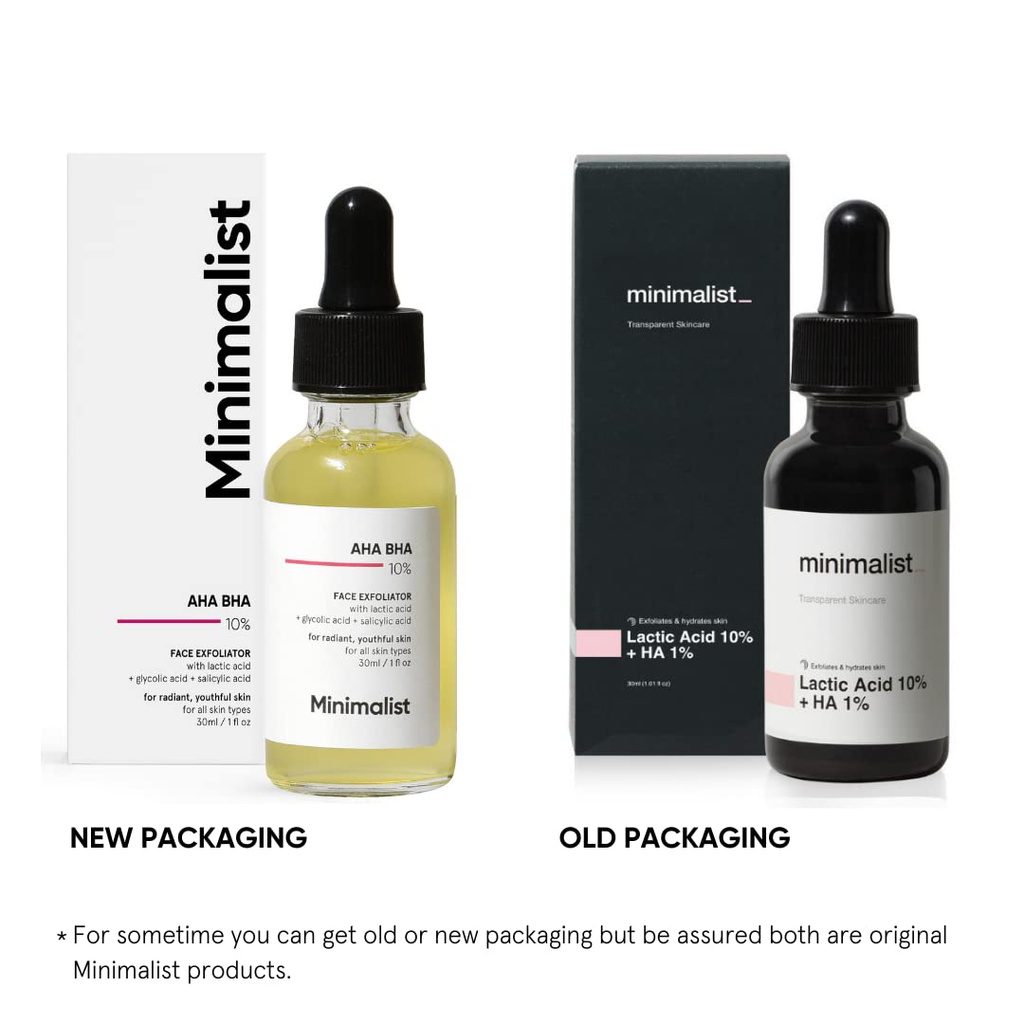 Minimalist 10 Aha Bha Exfoliating Serum 30ml Jeevee