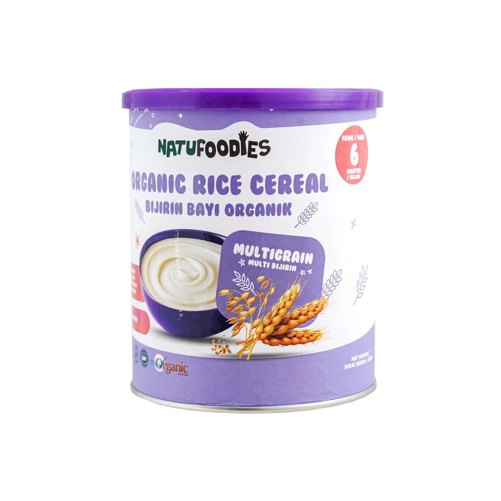 Natu Foodies Organic Rice Cereal Multigrain - 6 Months | Jeevee