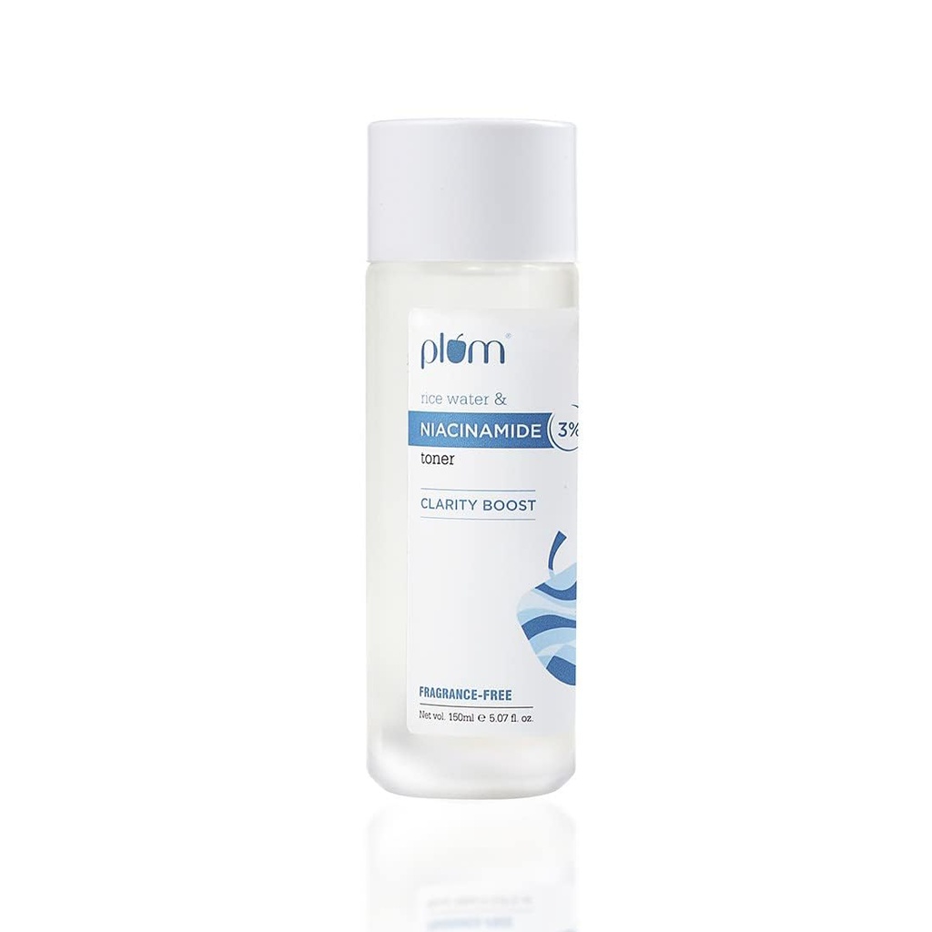 Plum Rice Water & Niacinamide 3% Toner 150ml | Jeevee