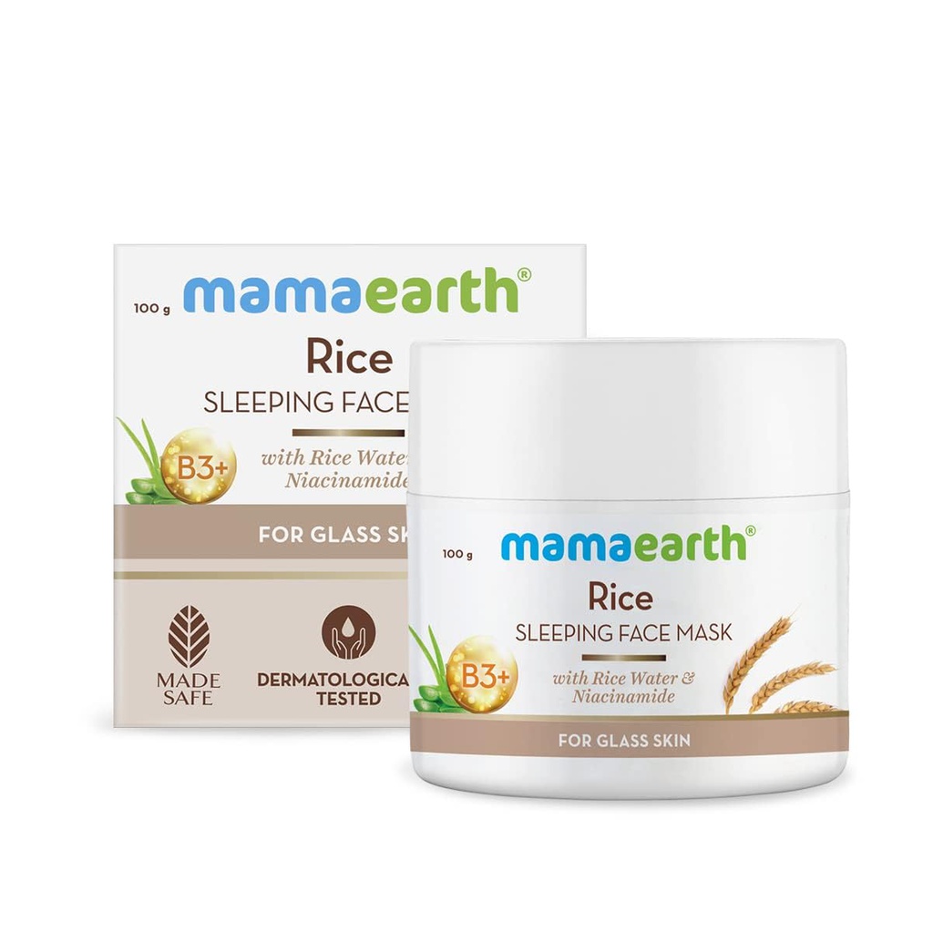 Mamaearth Rice Sleeping Face Mask 100ml Jeevee