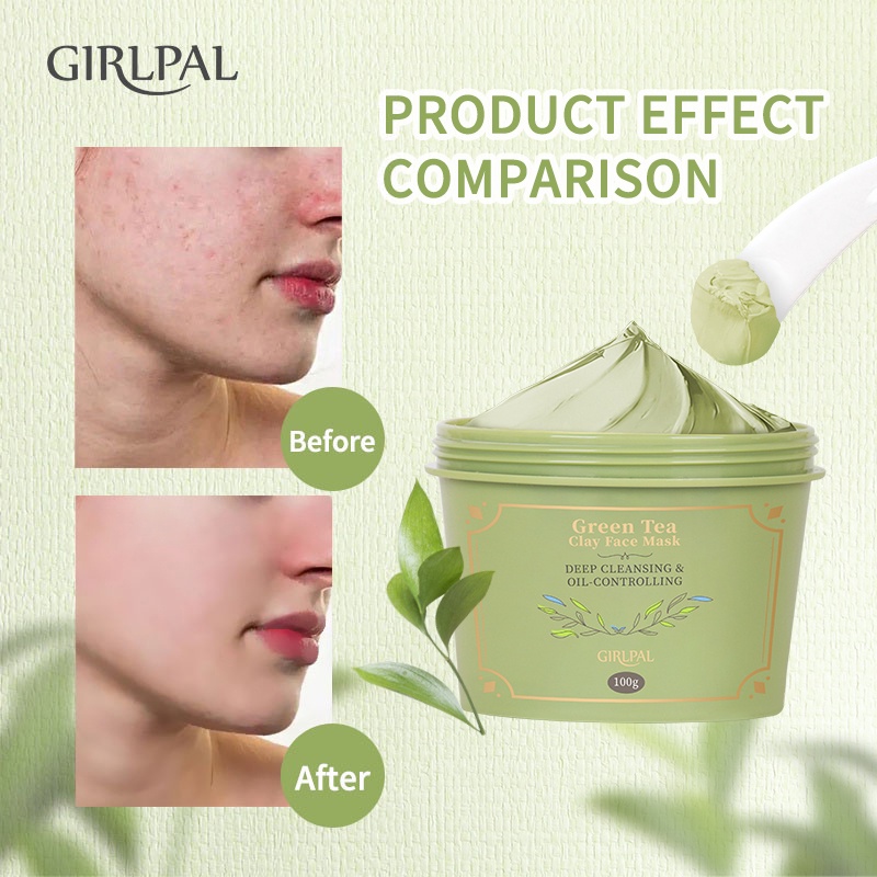 Girlpal Green Tea Clay Face Mask 100g Jeevee