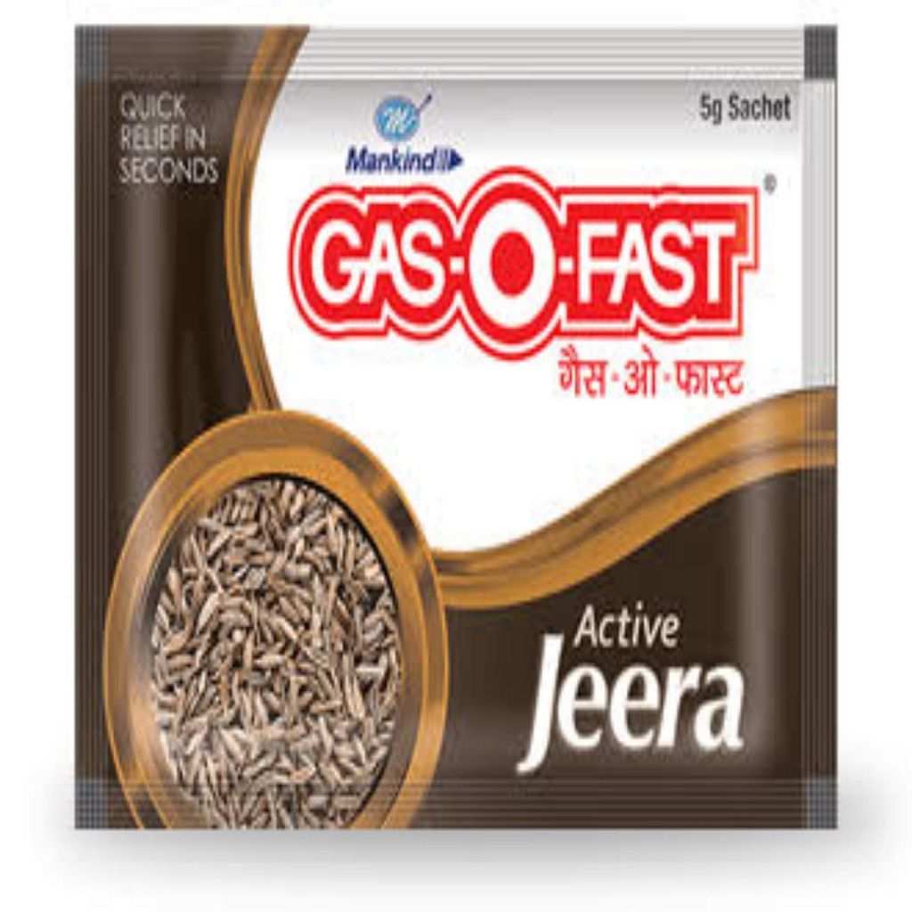 Gas-o-fast Active Jeera Sachet, 5g | Jeevee