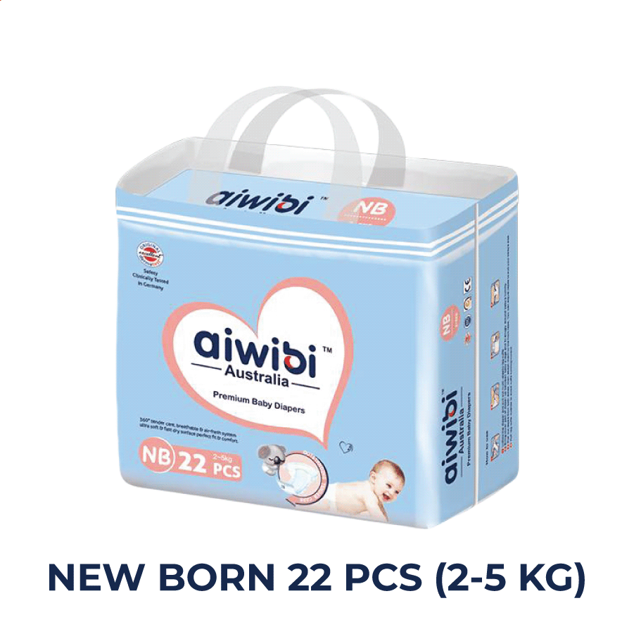 Aiwibi Australia Premium Baby Tape Style Diaper (new Born22pcs) Jeevee