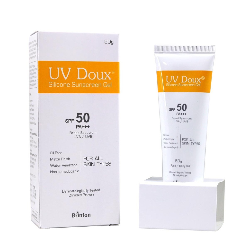 UV Doux Gold Sunscreen SPF 50  - Oily & Acne Prone Skin