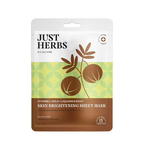 Just Herbs Skin Brightening Sheet Mask Jeevee