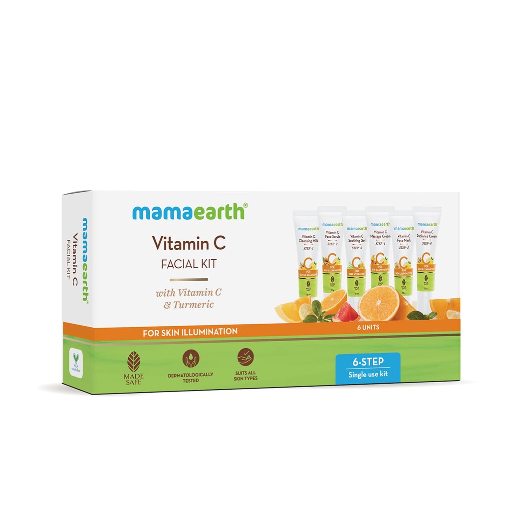 Mamaearth Vitamin C Facial Kit 60gm Jeevee