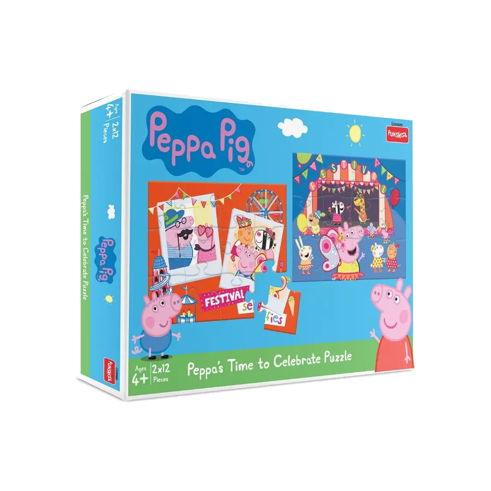 Funskool Peppa Pig Celebration Time 2in1 Puzzle | Jeevee