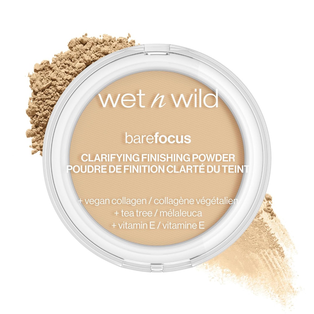 Wet N Wild Bare Focus Clarifying Finishing Powder- Light Medium | Jeevee
