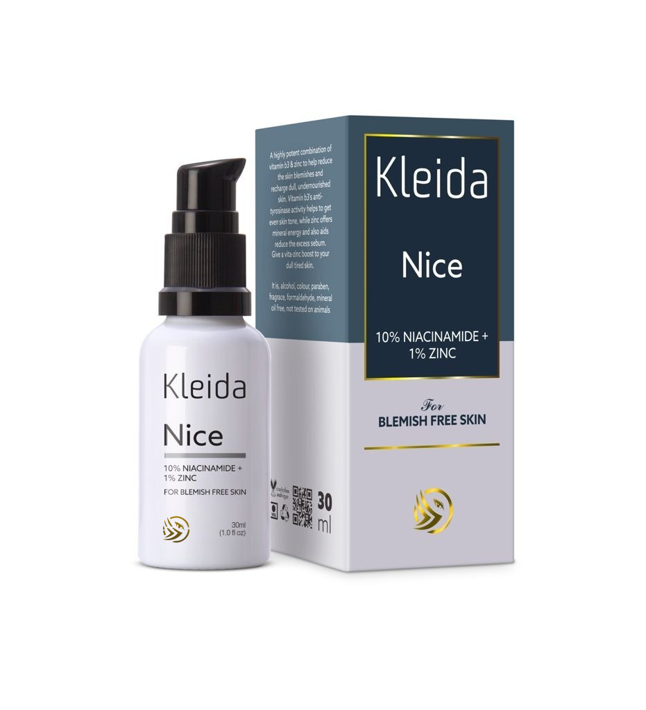 Kleida Nice 10 Niacinamide + 1 Zinc, 30ml Jeevee