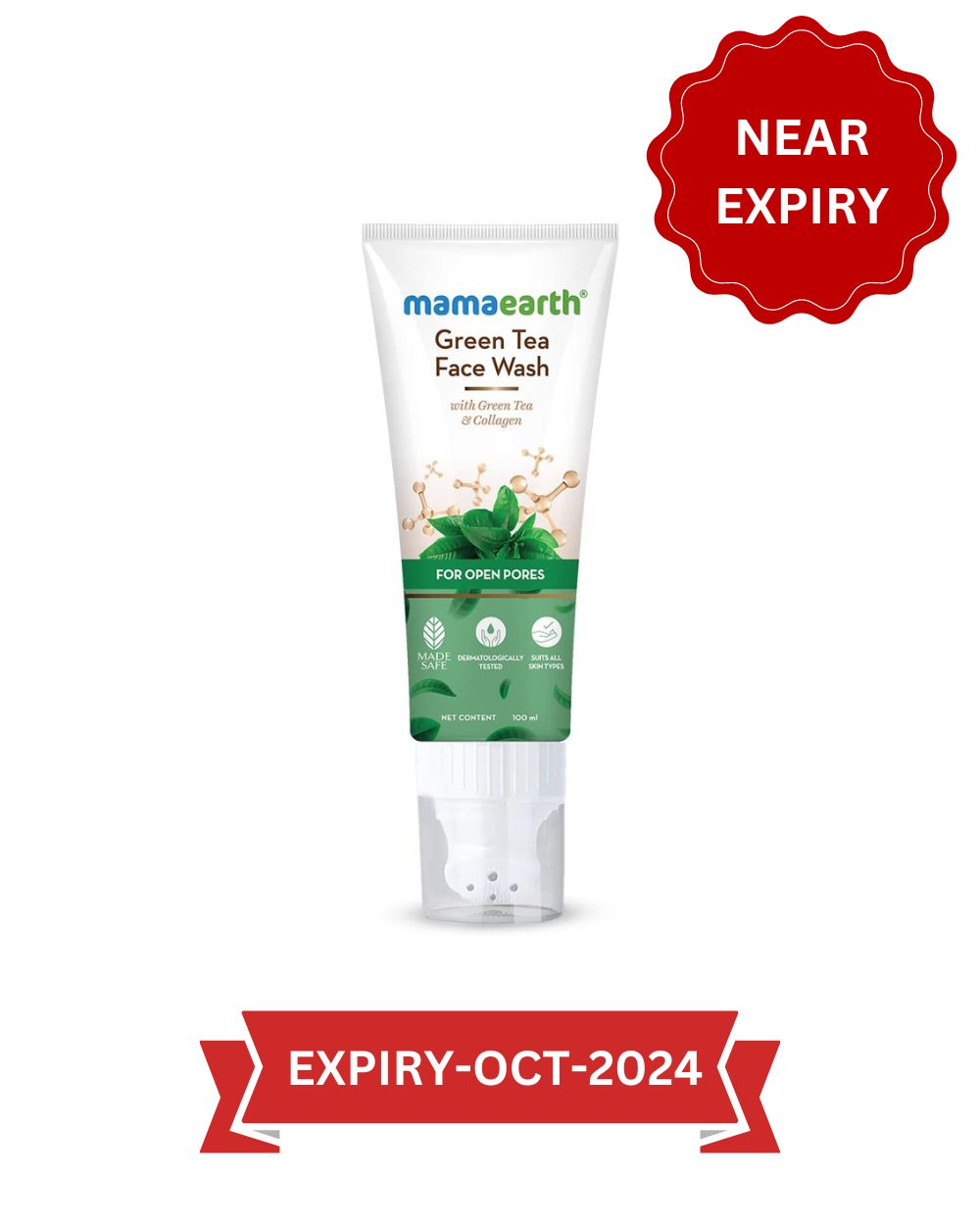 Mamaearth Green Tea Face Wash,100gm Jeevee