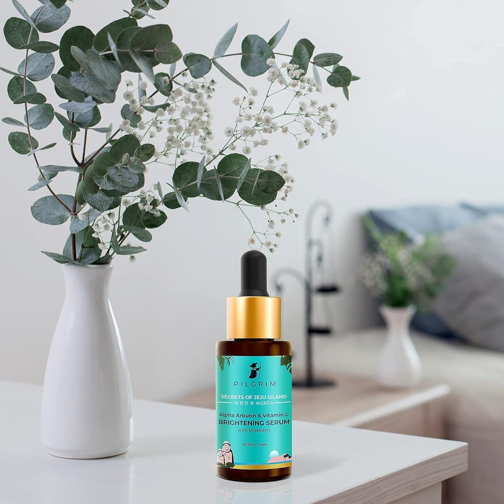 Pilgrim Alpha Arbutin & Vitamin C Brightening Serum 30ml Jeevee