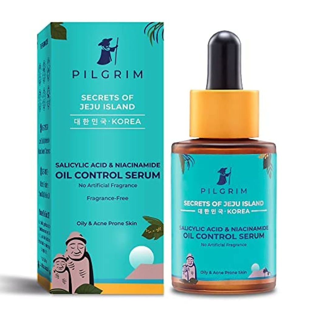 Pilgrim Salicylic Acid & Niacinamide Oil Control Serum 30ml Jeevee