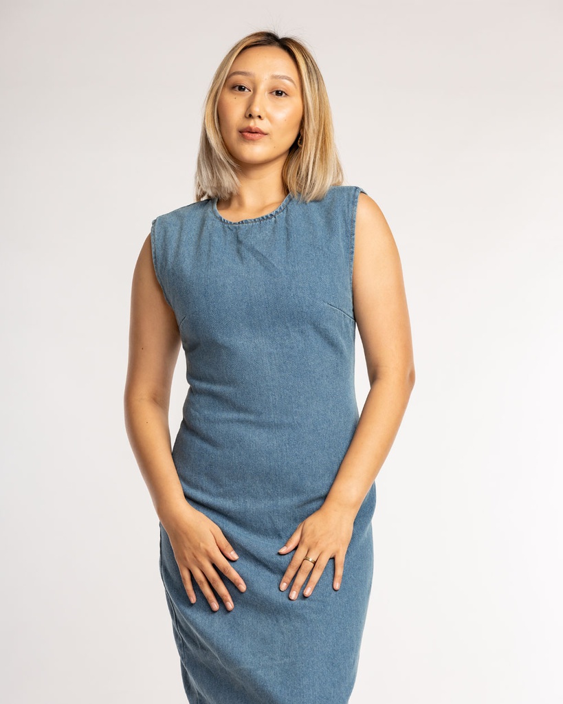 Salt Denim Midi Dress (xs) Jeevee