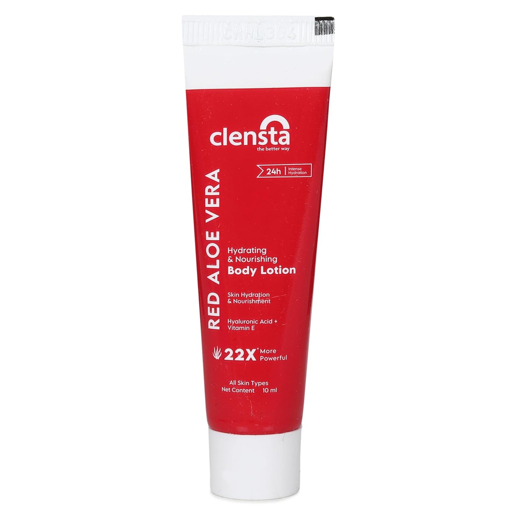Clensta Red Aloe Vera Hydrating & Nourishing Body Lotion (10 Ml) | Jeevee