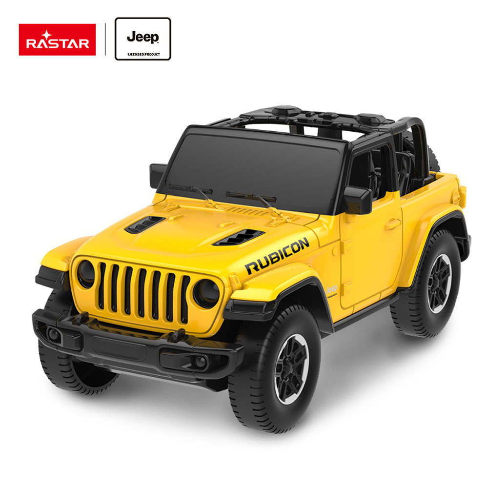 Rastar Jeep Wrangler Rubicon Diecast Scale 143 (black) Jeevee