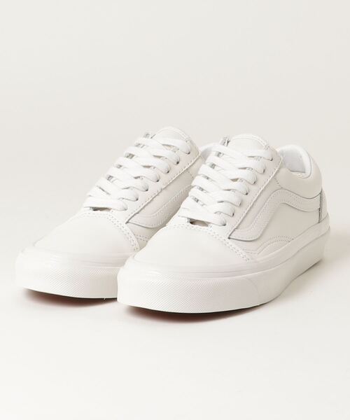 Vans Old Skool White Leather For Unisex 2238f (eu42) Jeevee