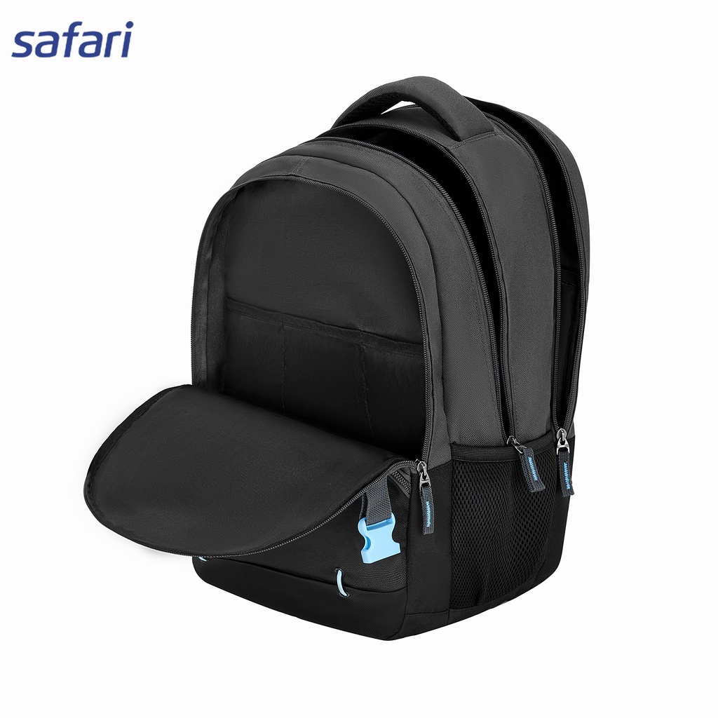 Safari Trixy Deluxe Backpack 19 Inch 3 Compartment Sleeve (gray) | Jeevee