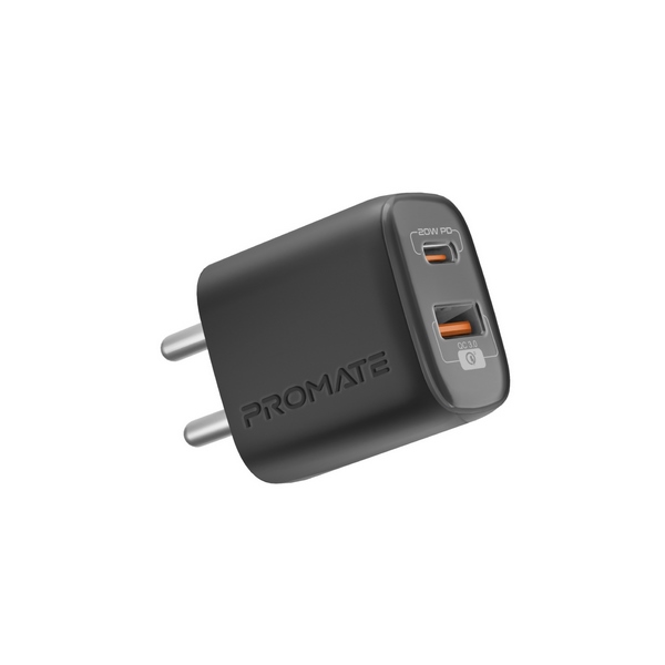 Promate Biplug-2in Adapter (black) | Jeevee