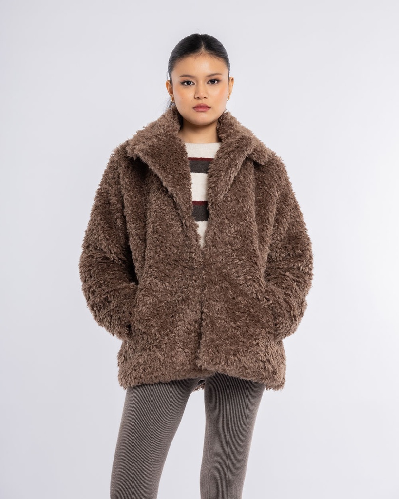 Villi Coat - Salt & Peber (FW) main image 1